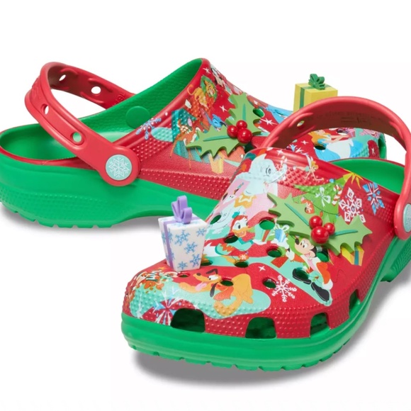 Disney x Crocs Mickey Mouse and Friends Holiday Clogs Woman's 8 limited … - Picture 1 of 4